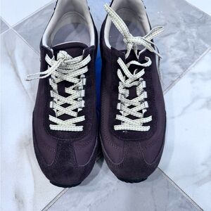 Zara chocolate brown sneaker